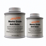 Jet Lube® 49702 Beige Marine-Grade Anti-Seize Thread Lubricant, 8 oz Brush Top Can, Gel, Petroleum Odor